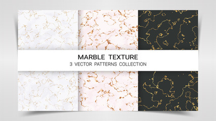 Backgrounds and Textures of Marble Premium Set Patterns Collection Template, Suitable for Luxury Products Brands such as Various Greeting Cards or Architectural and Decorative.