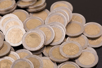 euro coins