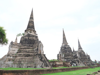 Fototapeta premium タイ王国 アユタヤ ワット・プラ・シーサンペット