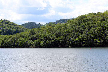 Fototapeta na wymiar Un lac dans les bois