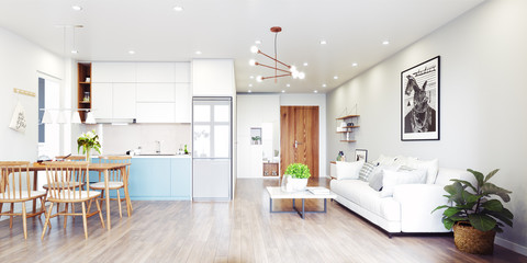 modern  living interior design. © Victor zastol'skiy