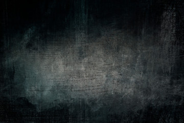 Old dark grungy wall background