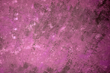 Bright colorful background, pink textured wall with copy space
