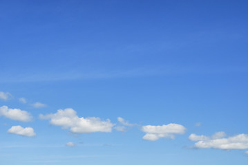 blue sky with clouds