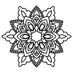 mandala isolated on white background