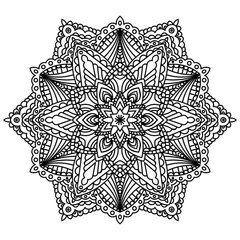 mandala isolated on white background