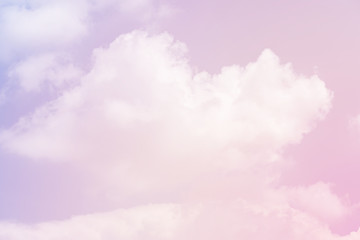 cloud background with a pastel colour