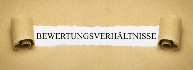 Bewertungsverhältnisse