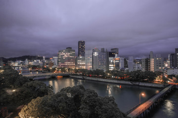 Hiroshima at night