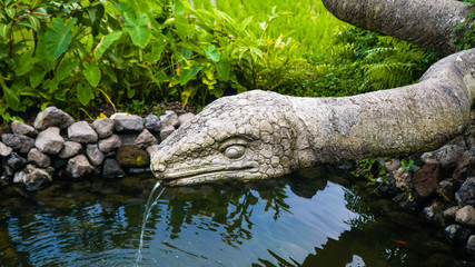 Statue of Big snake in Bali