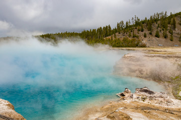 Grand Prismatic Spring in Yellowstone National Park