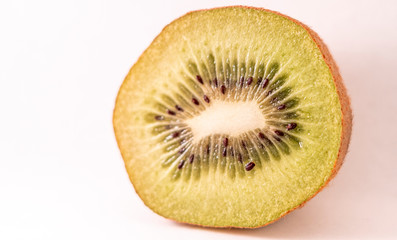 close-up of a kiwifruit