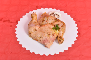 cuisse de poulet aux herbes