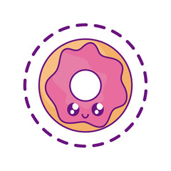 patch of delicious donut kawaii