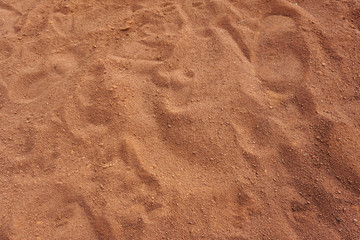 Abstract rough red soil texture  
