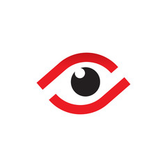 Eye logo design inspiration vector template