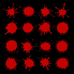 Halloween Horror blood splash set