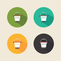 Garden Farm flat vector icon