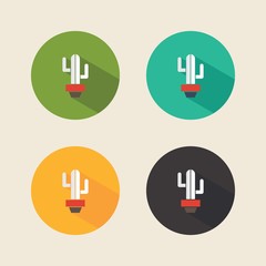 Obraz premium Garden Farm flat vector icon