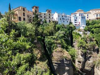 Fototapeta premium Cliffs of Ronda, one of the famous villages in Andalusia, Spain.