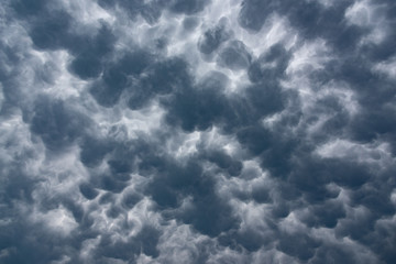 Unusually cloudy clouds. Biconvex clouds, which are also called Mastoid, are much less common once every ten years.