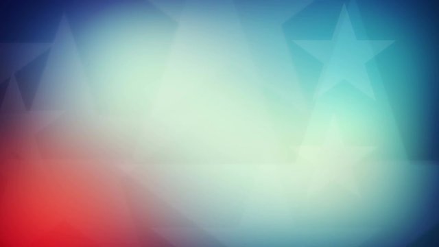 4th of July Independence Day background - glow stars