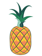 Pineapple abstract design