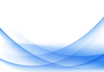 Blue wave, soft abstract design