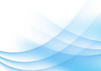 Blue wave, soft abstract design