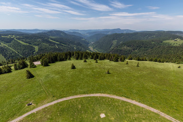 Talblick vom Feldberg im Schwarzwald