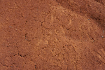 Abstract rough red soil texture 