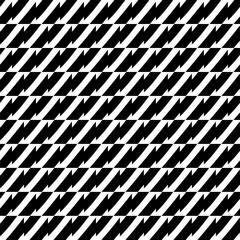 Black and white geometric design