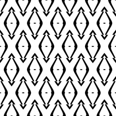 Black and white geometric design