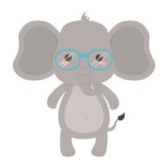 Elephant cartoon design vector illustrator