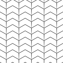 Black and white geometric design