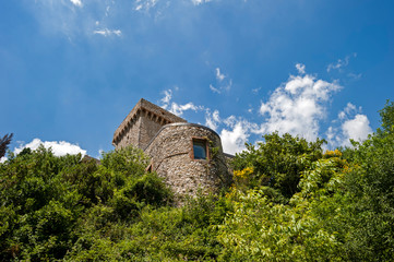 Fototapeta na wymiar ancient medieval citadel of Narni in Umbria, Italy