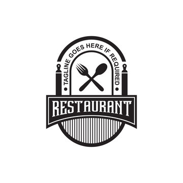 Restaurant logo design inspiration vector template