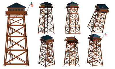Fire watch Towers / various views