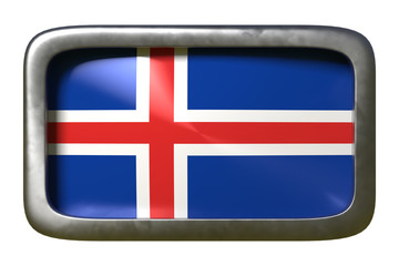Iceland flag sign