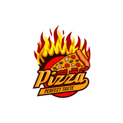 Pizza Logo Designs Vector