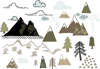 Illustration de la montagne