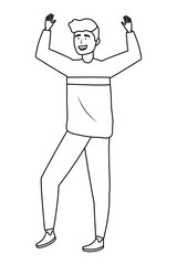 Avatar of a man design vector illustrator