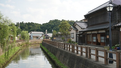 Fototapeta premium 佐原水郷の町