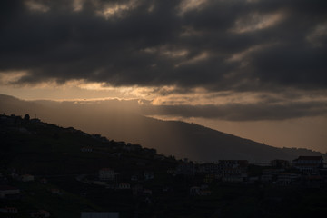 Madeira Sunris dramatic sky light rays
