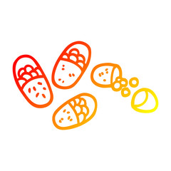 warm gradient line drawing cartoon tablets