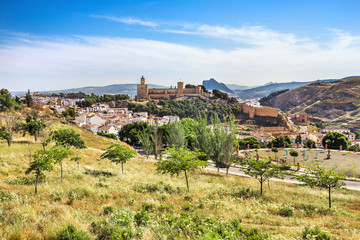 Fototapeta na wymiar Ancient city Antequera in the center of Andalusia