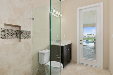 Cabana Pool Bathroom