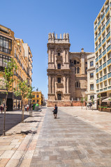 Fototapeta na wymiar Urban landscape of Malaga