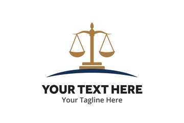 law logo unique simple logo creative design in flat style with color . justice logo creative simple logo for lawyer identity and business