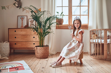 Princess girl at home © Vasyl